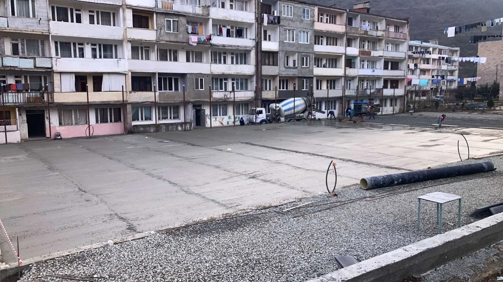 Բետոնային աշխատանքներ, ստյաշկա