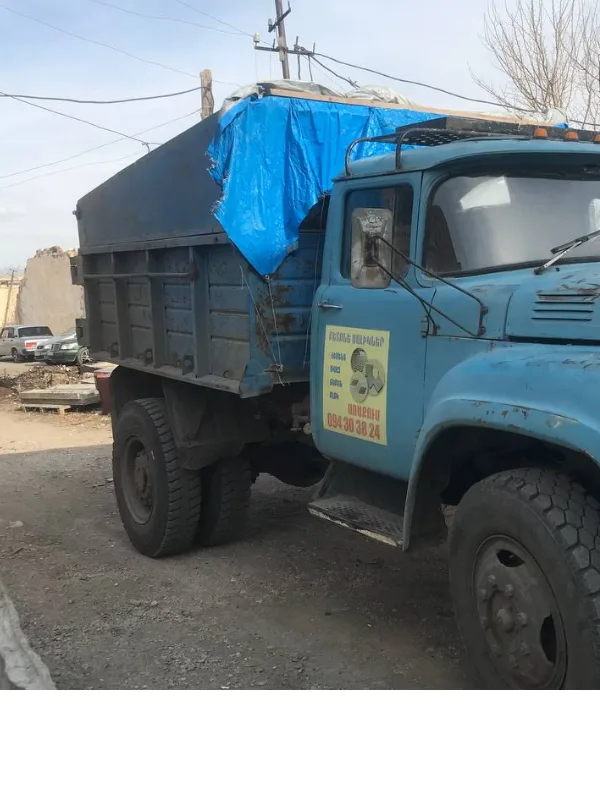 Ավազի, շեբենի և բազալտի փոշու առաքում