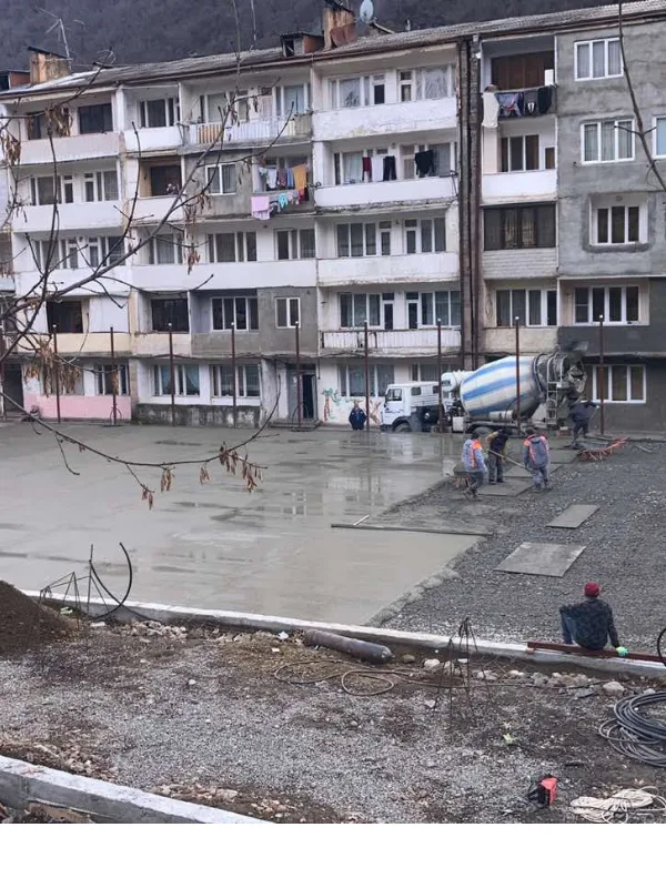 Բետոնայնի աշխատանքներ, ստյաշկա